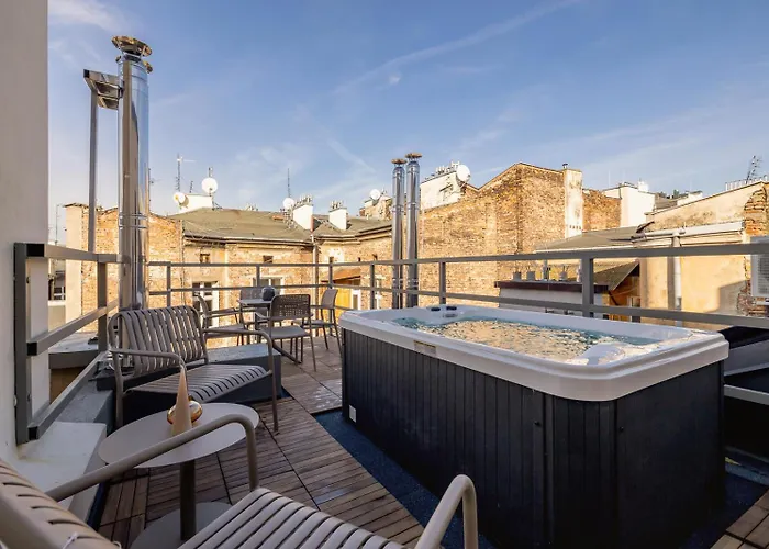 Appartement 5 Bedroom - Terrace, Jacuzzi, Sauna *